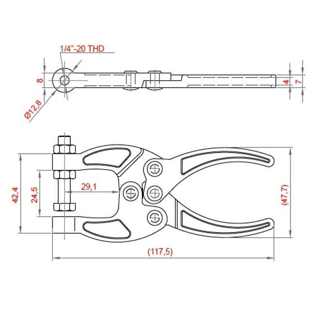 Vendita online Pinza manuale portata 80 Kg.